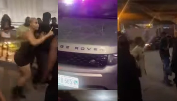 Man destr@ys the Range Rover he bought for his girlfriend after catching her with another man